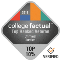 top ranked veteran criminal justice college factual