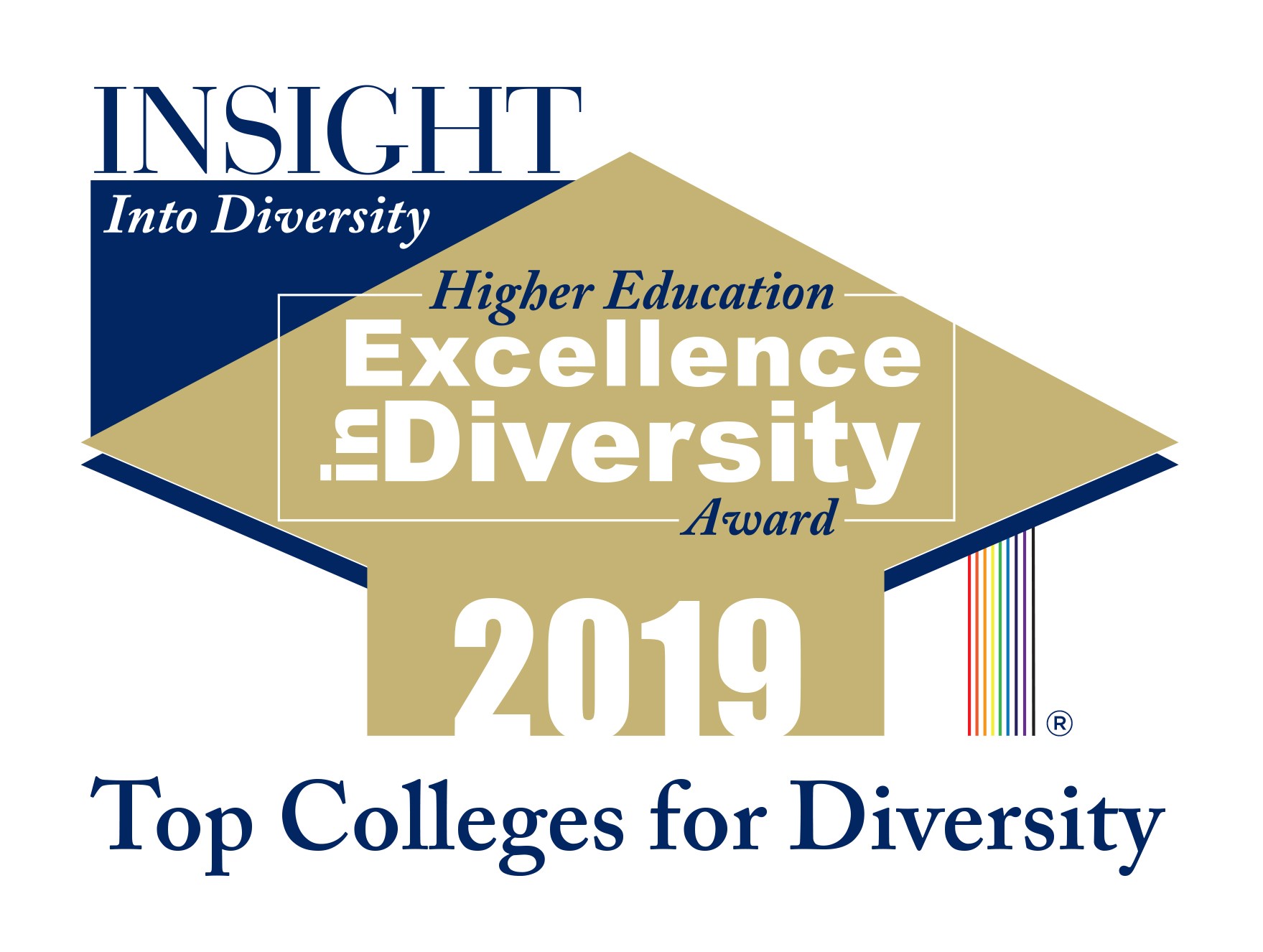 Top colleges for diversity badge 2019