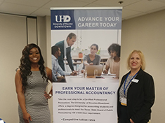 MPAC recruitment with Kristine Akanu, MPAC student who graduates Summer 2022 and Dr. Marilyn Dement, Assistant Director of Graduate Services