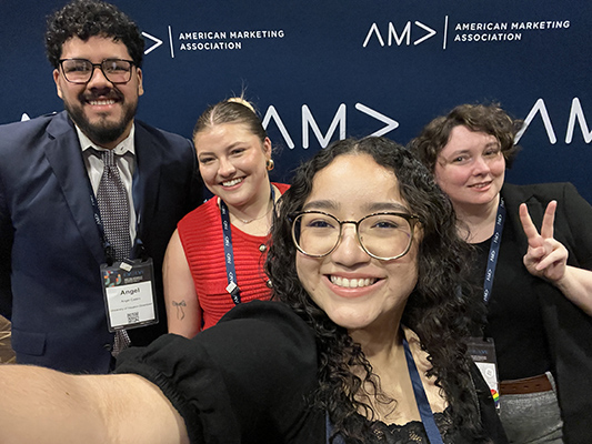 AMA students at conference