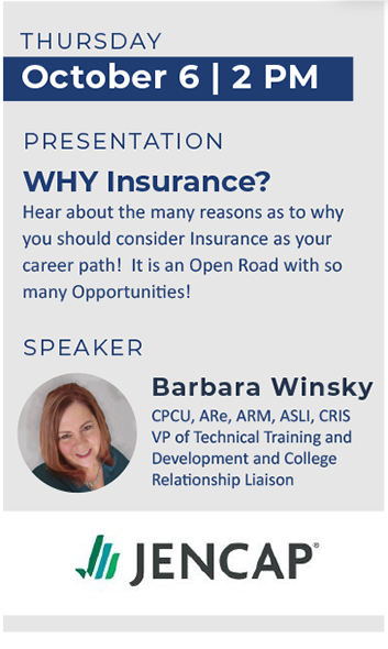 Barbara Winsky Presentation on Why Insurance
