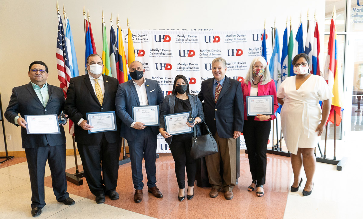 Group photo of Dean Gengler and special guests