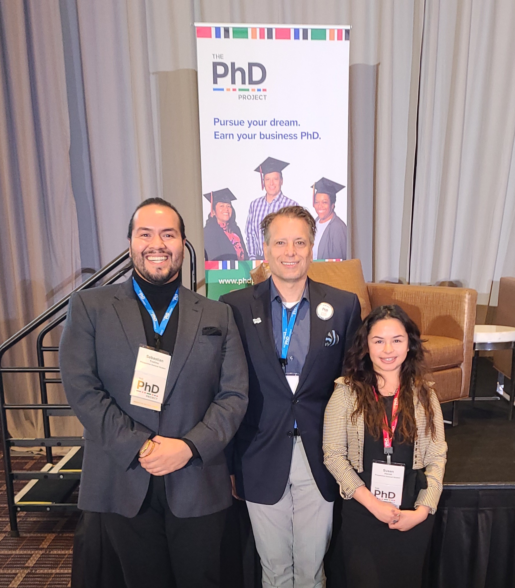 Ph.D. Project Conference with Dr. Conde and 2 UHD students