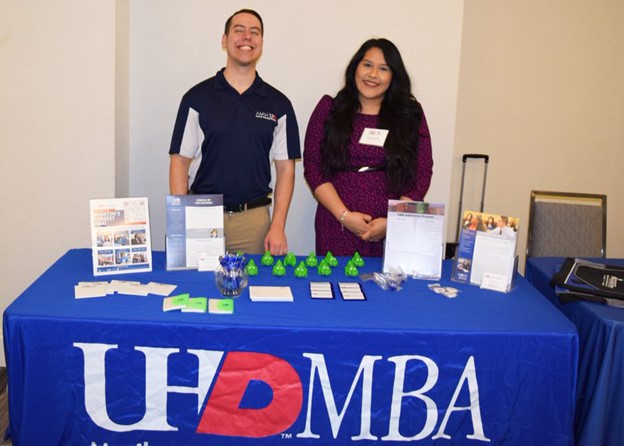 MBA Table at Women in Business event