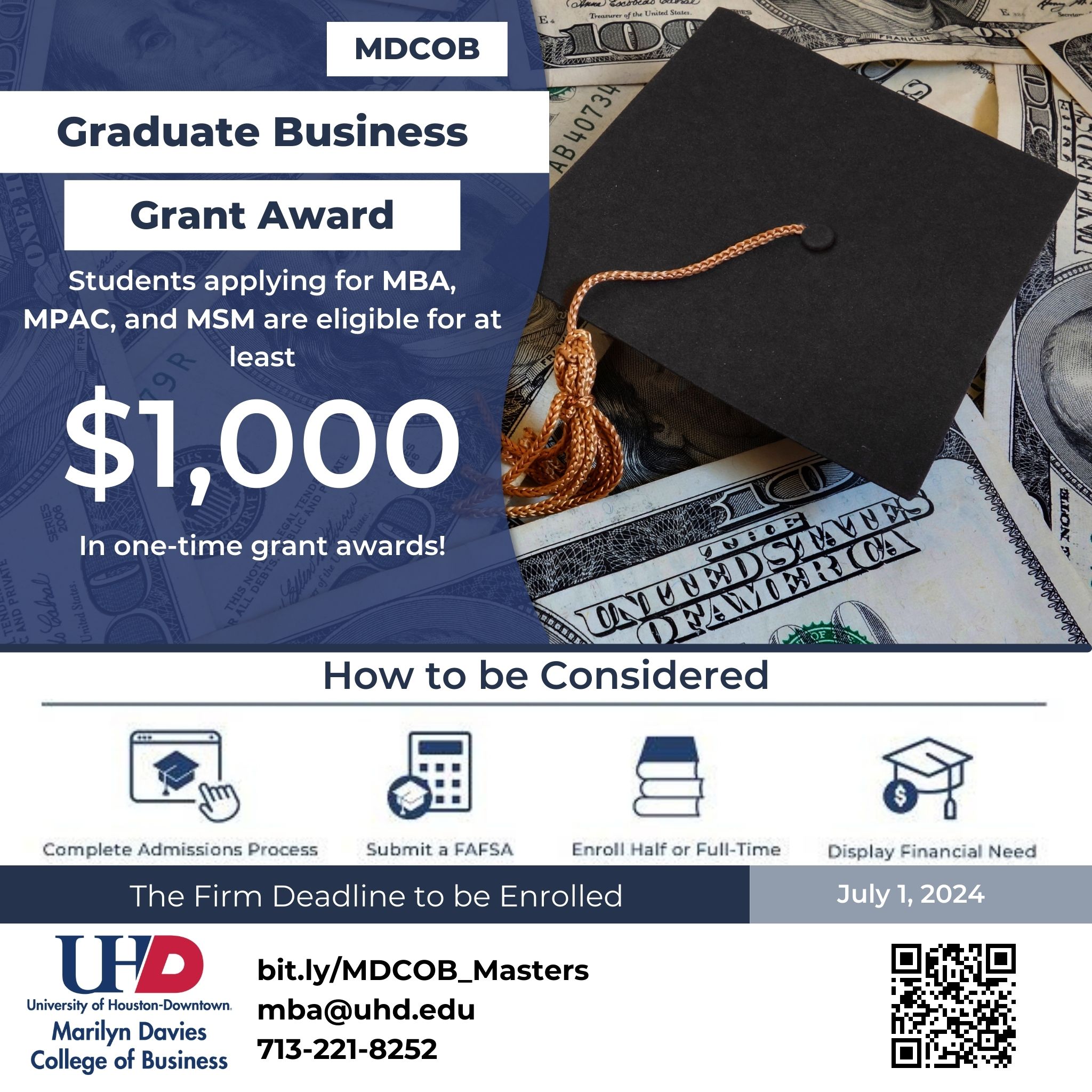 Graduate Business Grant Award for Business Students