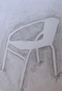 hand drawn chair