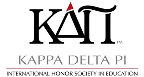 Kappa Delta Pi-Omega Phi Chapter Logo