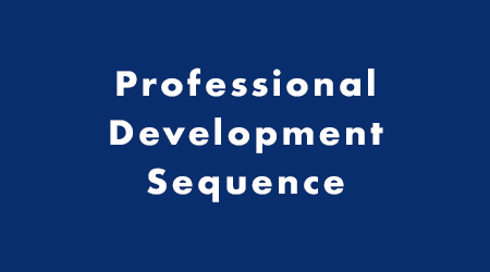 Professional Development Sequence