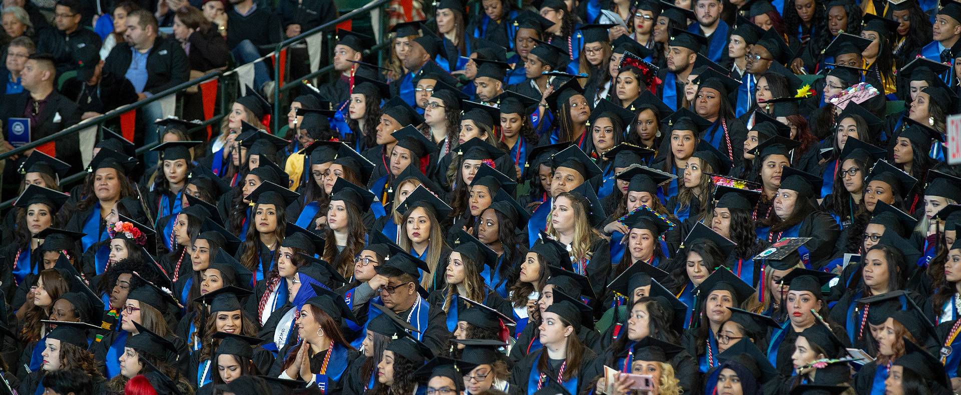 Students at graduation
