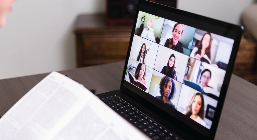 image of people having a video conference