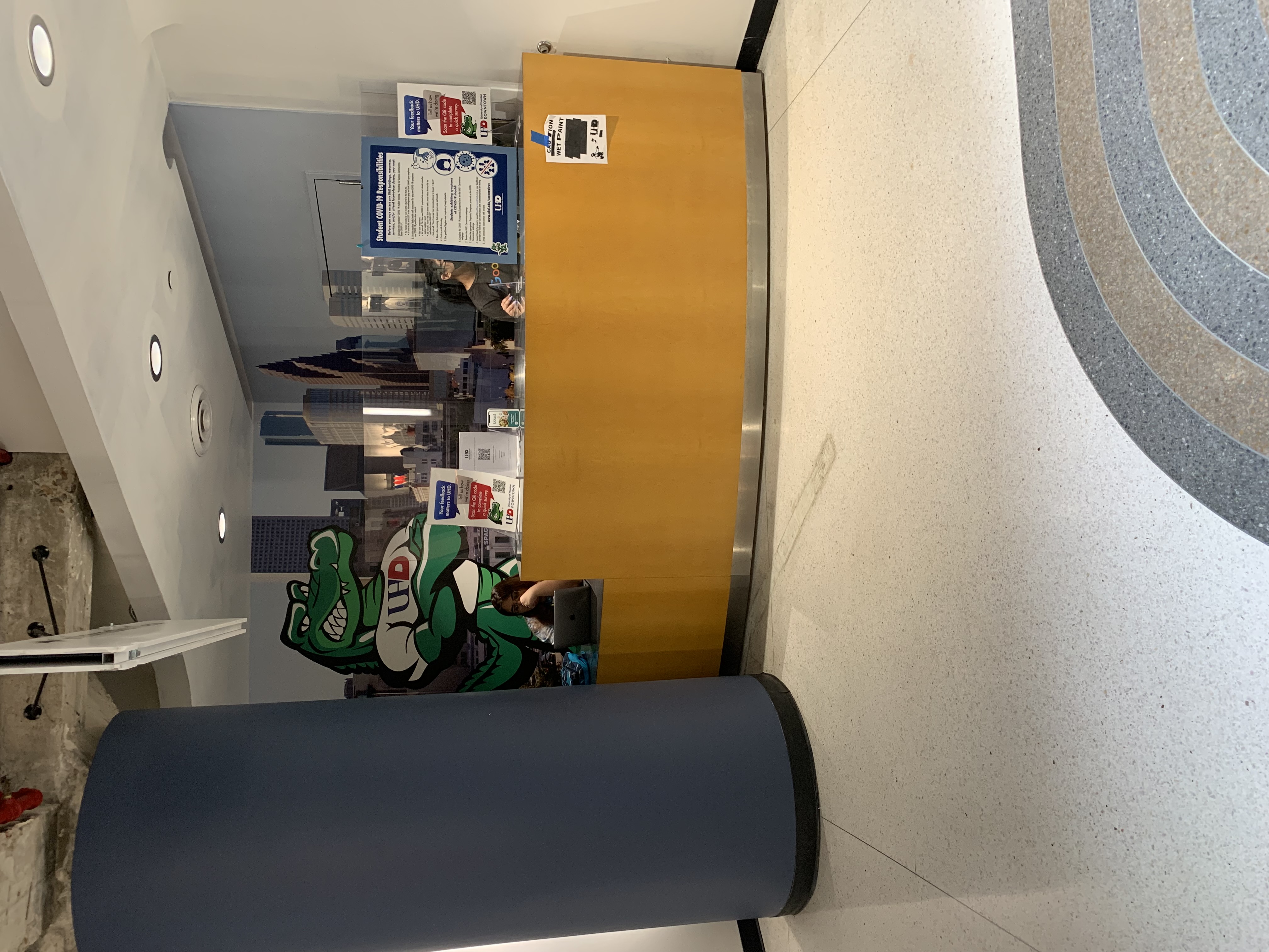 S355 Information Desk before