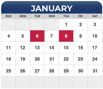 January Calendar