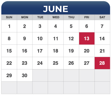 June Calendar June Calendar