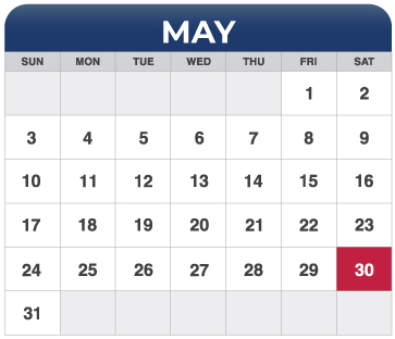 May Calendar