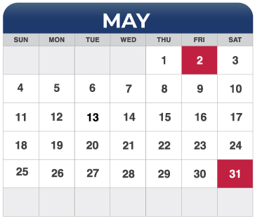 May Calendar