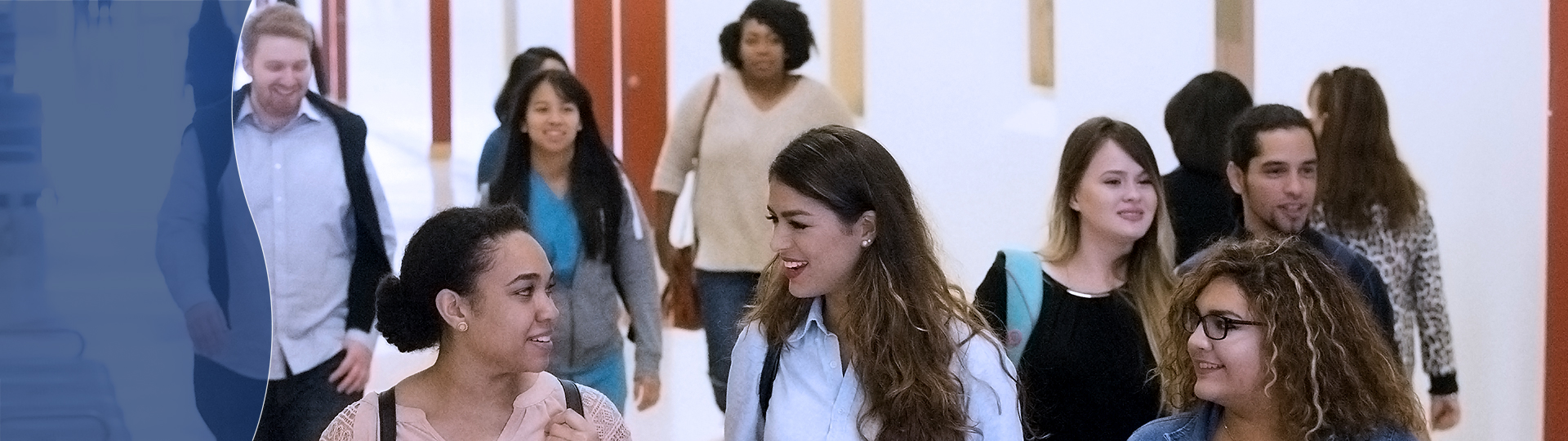 Students walking to class