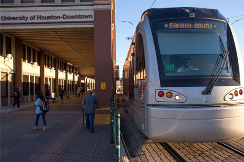 UHD Portico and Metro Light Rail