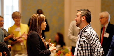 guests at an alumni event