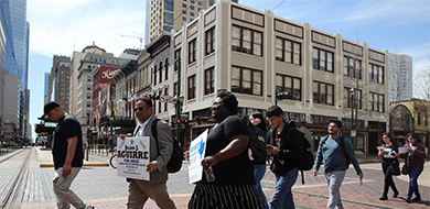event in downtown