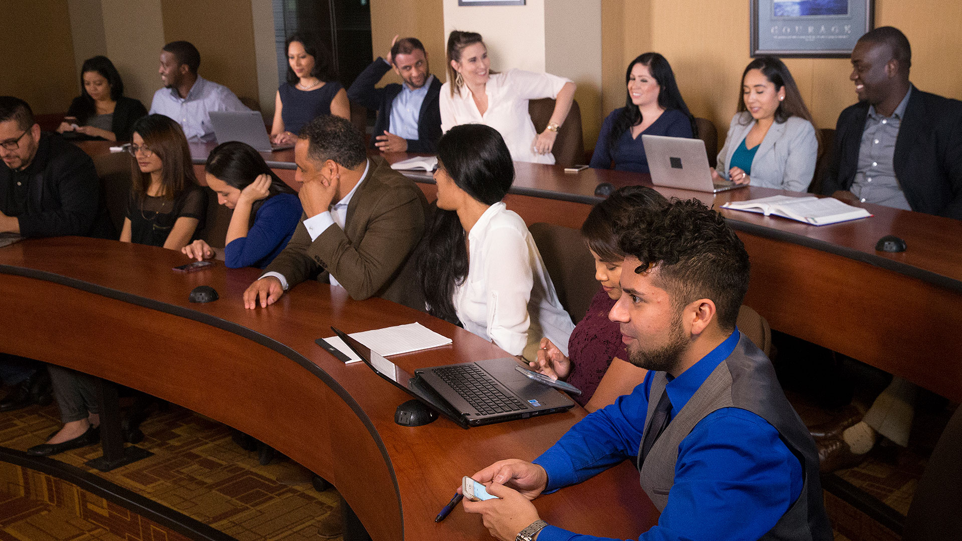 students in a classroom