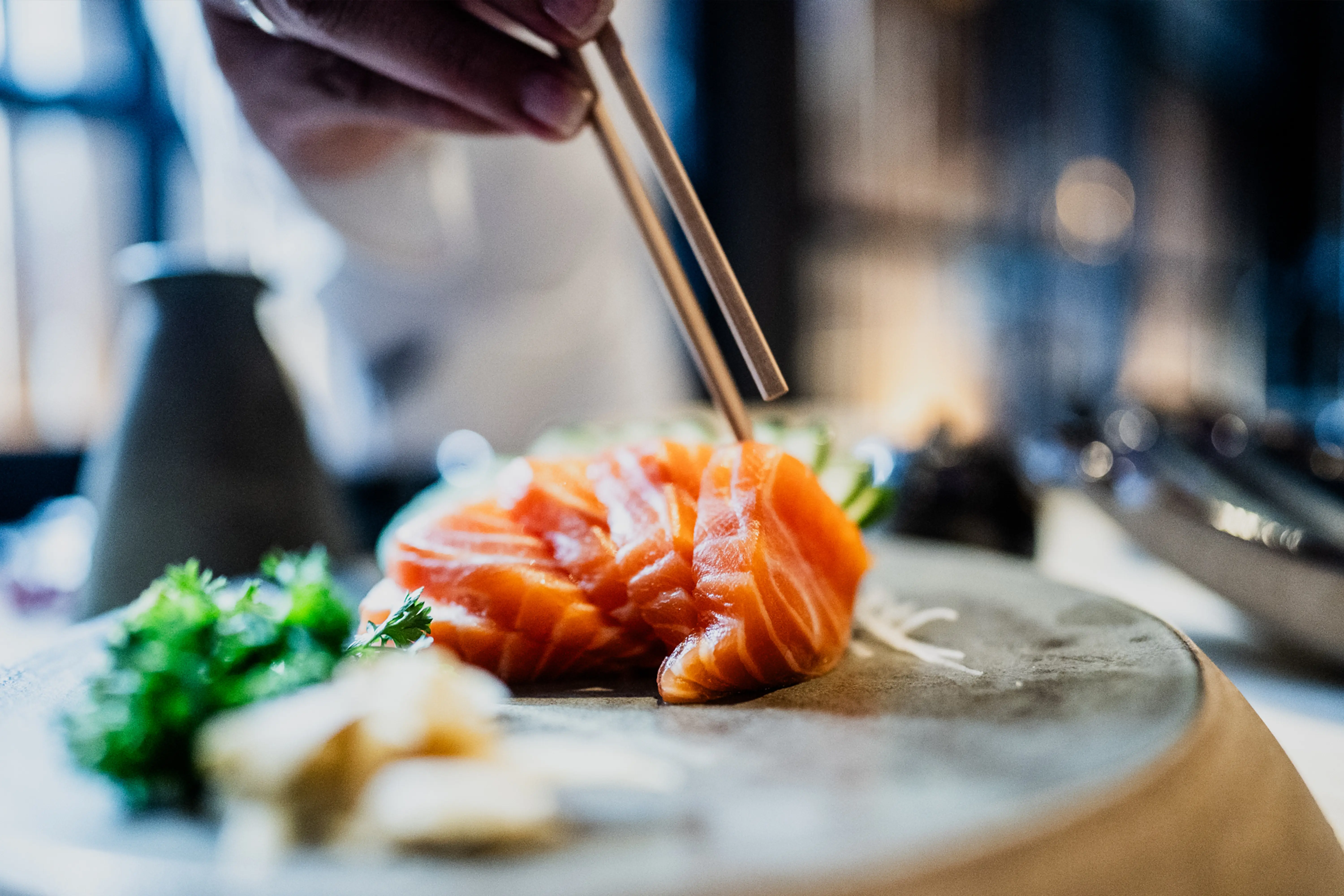 Delicious Asian cuisine dish