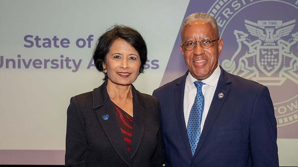Chancellor Renu Khator & President Loren Blanchard