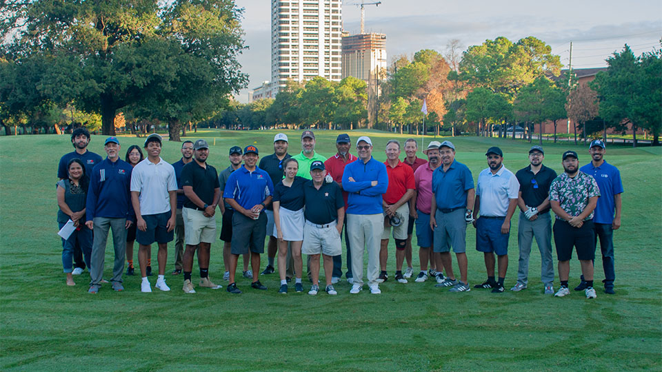 Alumni at Golf Tournament