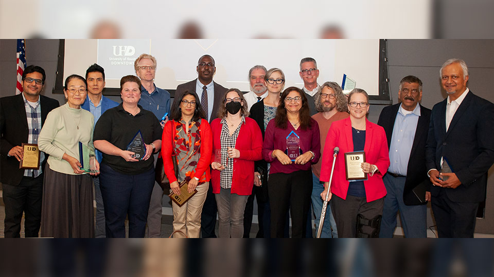 Group photo at Faculty Awards