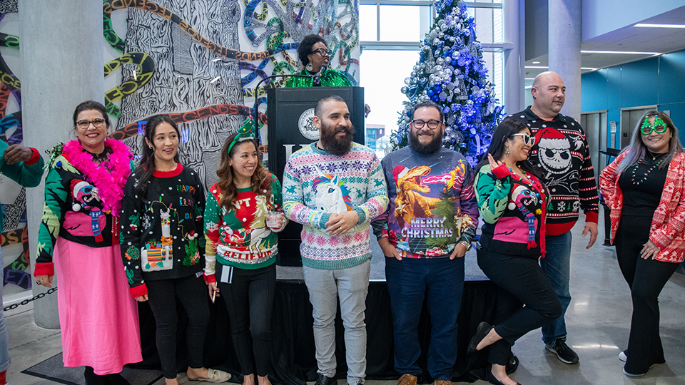 Ugly Sweater Contestants