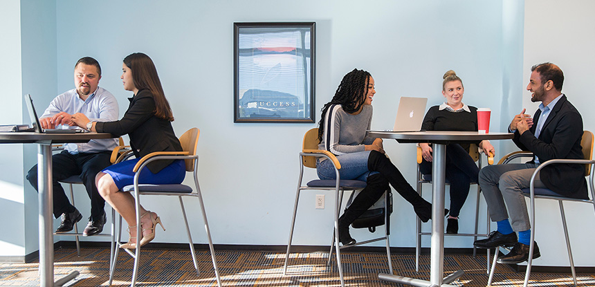 student studying sample