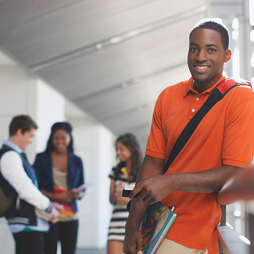 smiling student