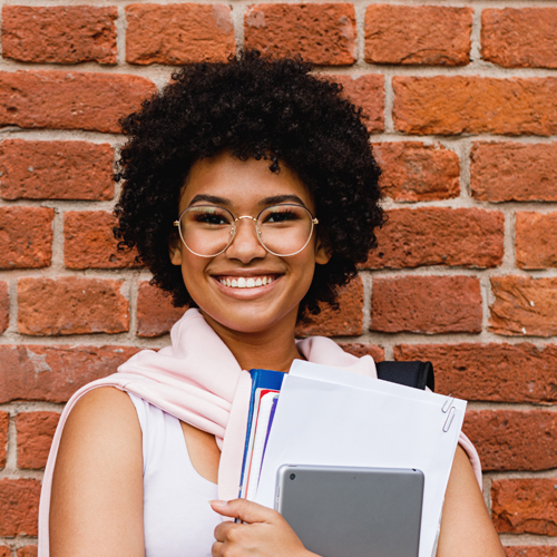 smiling student