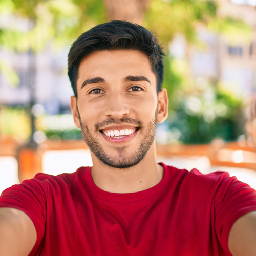 smiling student