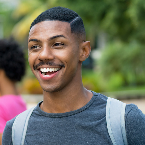 smiling student