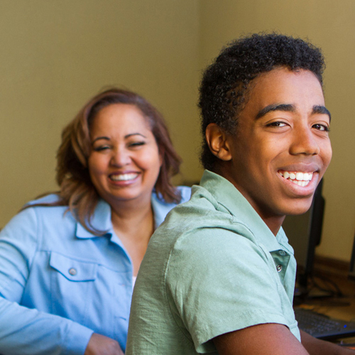 smiling students smiling students