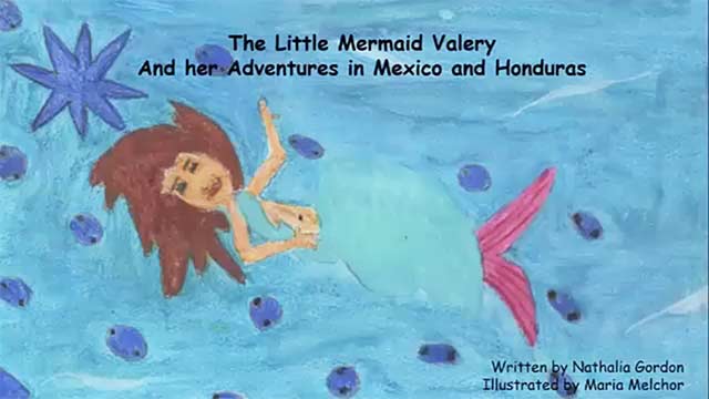 The Little Mermaid Valery and her Adventures in Mexico and Honduras book cover