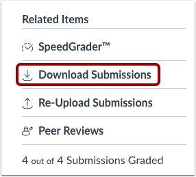 download submissions link