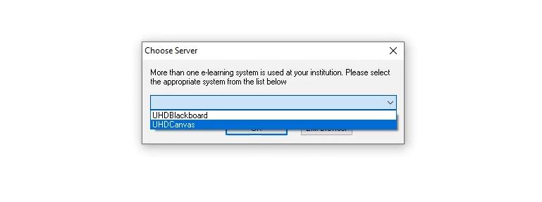 When Asked to Select Server, slect UHDCANVAS