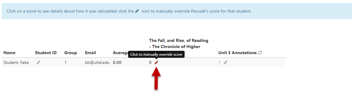 Perusall's scoring of each of the six components