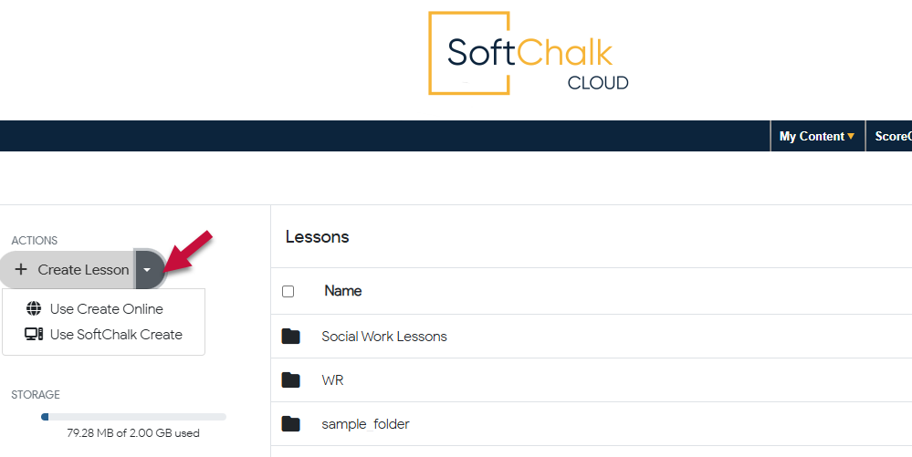 Select creation method