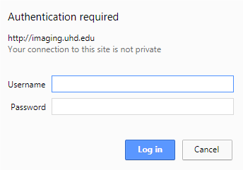 a screenshot of the authentication required dialog box