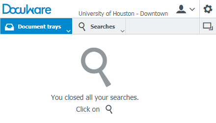 a screenshot of the search window