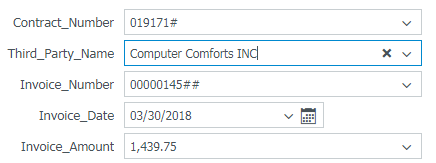 a screenshot of the index fields that can be editted