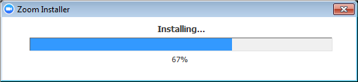a screenshot of the Installer progress bar