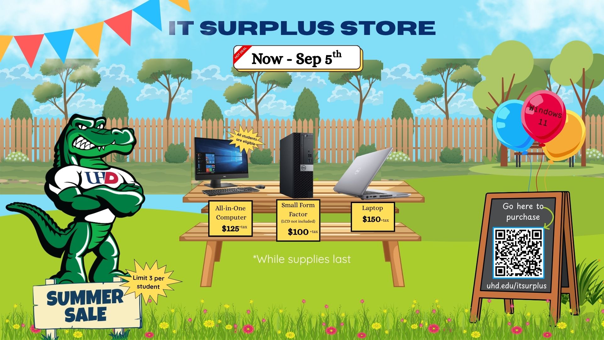 IT Surplus Store Summer Sale