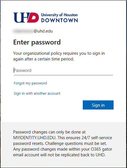 Login Password Screenshot