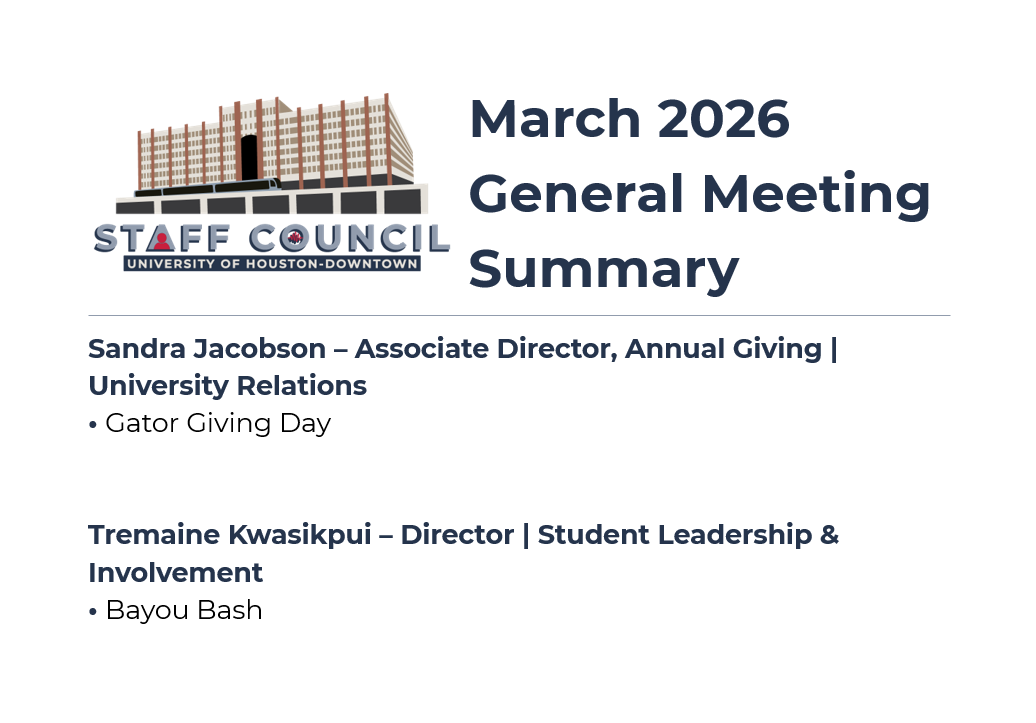 March 2026 General Meeting Summary