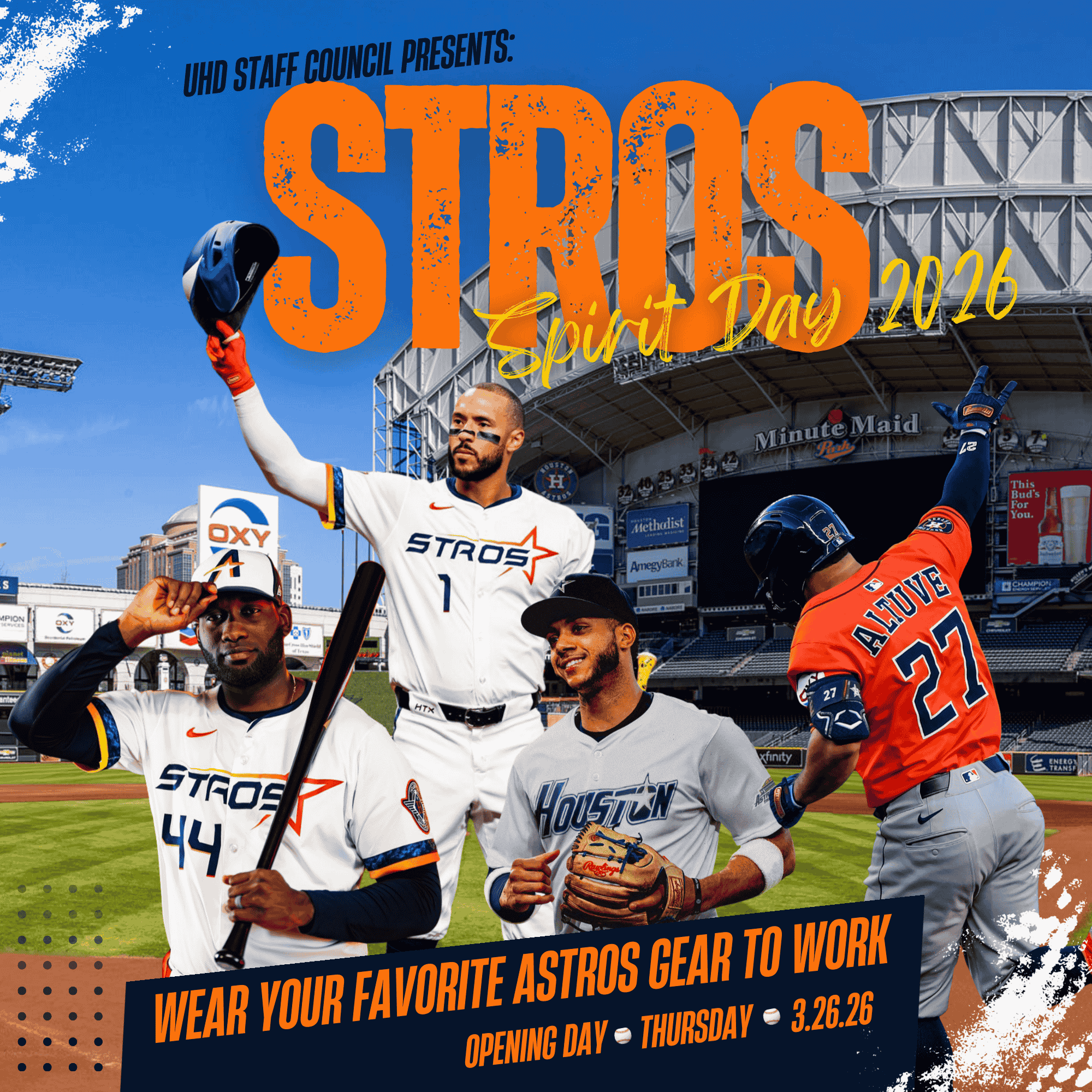 2026 UHD Astros Spirit Day Flyer