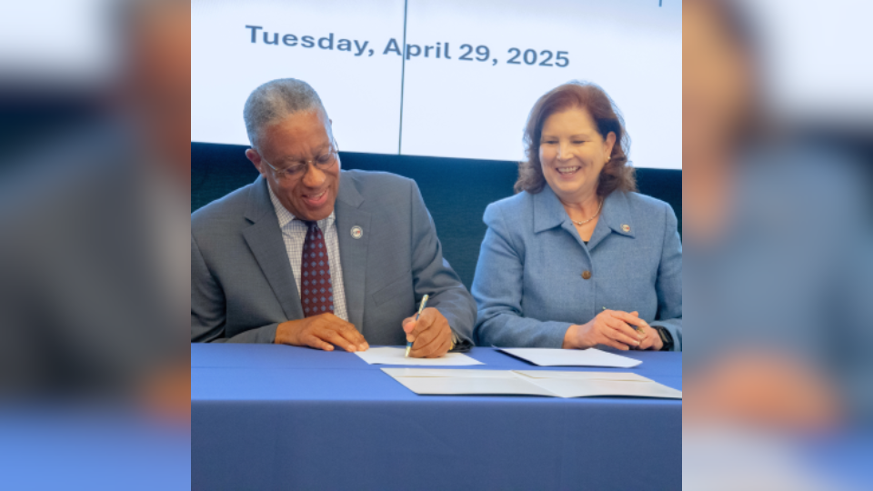 President Blanchard and Provost Bordelon
