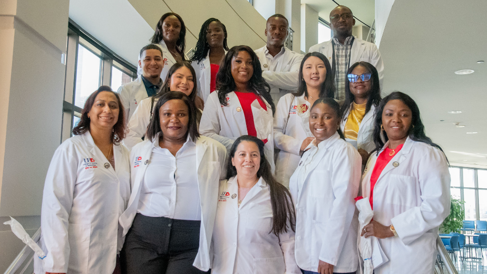 group of UHD nursing students